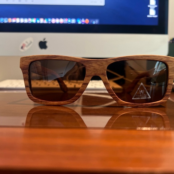 Brand New WoodZee Trinity All Wood Polarized Sunglasses 100% UVA/UVB Protection - Picture 3 of 9